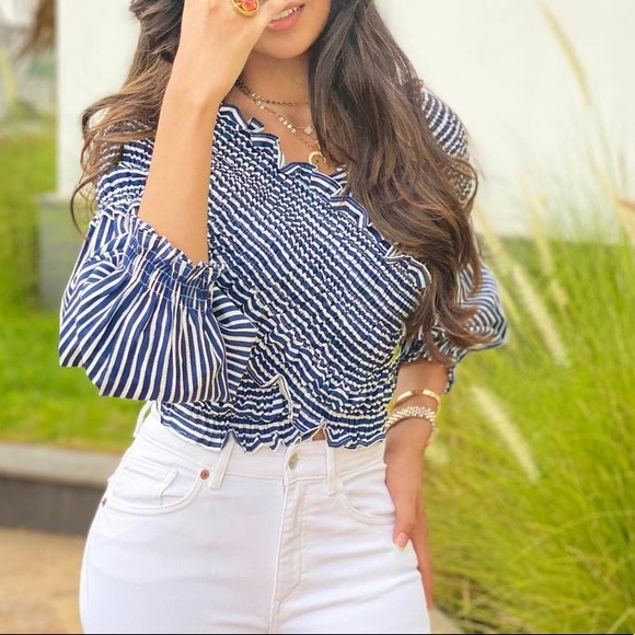 Zara bloggers fave smocked crop top - Picture 16 of 16